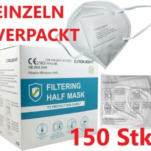 150 Stück Atemschutzmasken FFP2 Großhandel (Preis inkl. MwSt) ohne Ventil