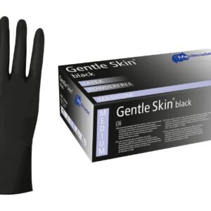 20 Box (1 Box = 100 Stück) SCHWARZ Gentle Skin® grip Untersuchungshandschuhe aus Latex, puderfrei,