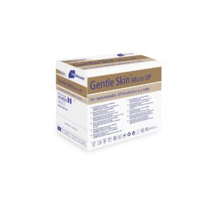 10 Box verpackt (1 Box = 50 paar) GENTLE SKIN® Micro OP®, Der tastsensible OP-Handschuh aus Latex , OP-Handschuhe aus Latex, steril verscheidene Größen