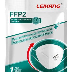 1000 Stück LEIKANG FFP2 Masken Großhandel  EINZELN VERPACKT (Preis inkl. MwSt)